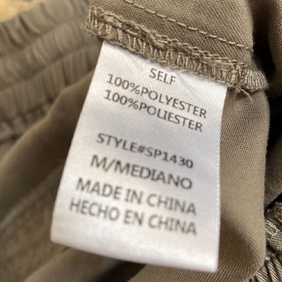 GeeGee Army Green Drawstring Jogger - Picture 5 of 8